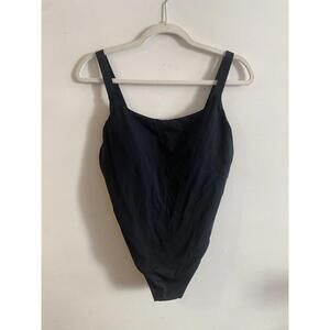 Athleta 988619 Women's Black Hermosa One Piece‎ Swimsuit  Size Small